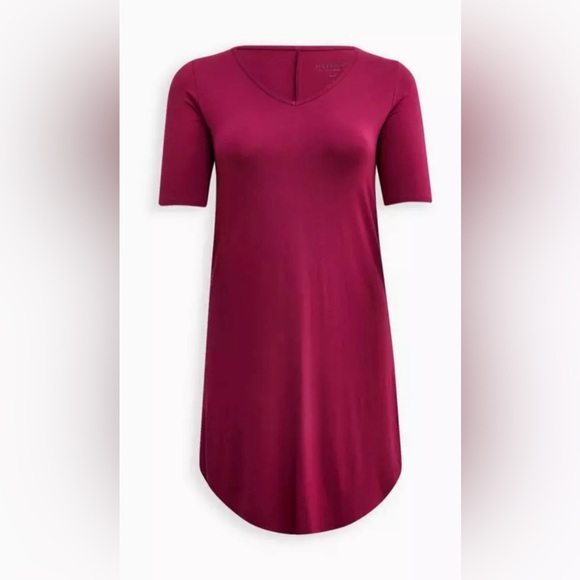 Torrid Mini Super Soft Tee Shirt Dress - Picture 2 of 8